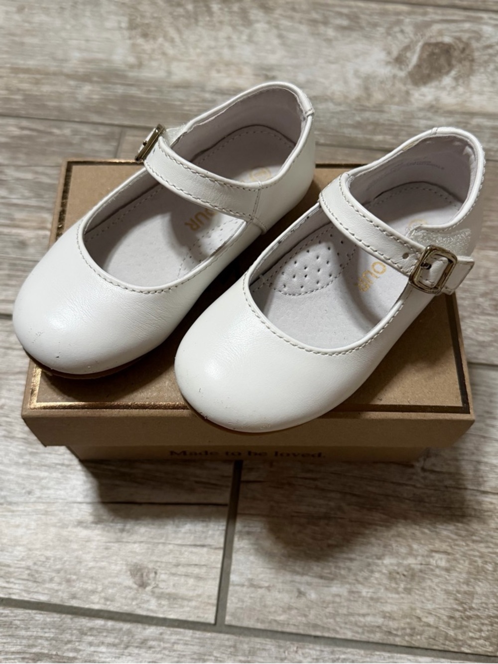 L’Amour Rebecca Special Occasion Flat Toddler Girls Sz 7